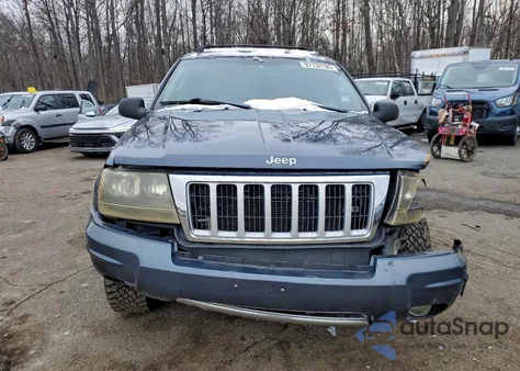 2004 Jeep Grand Cherokee Limited from USA, damaged, VIN 1J4GW58N44C371753